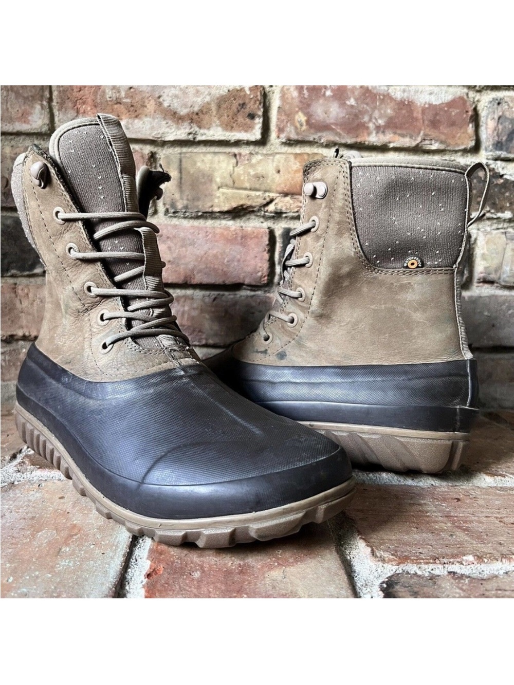 Bogs Waterproof Leather Winter Insulated Duck Boot
